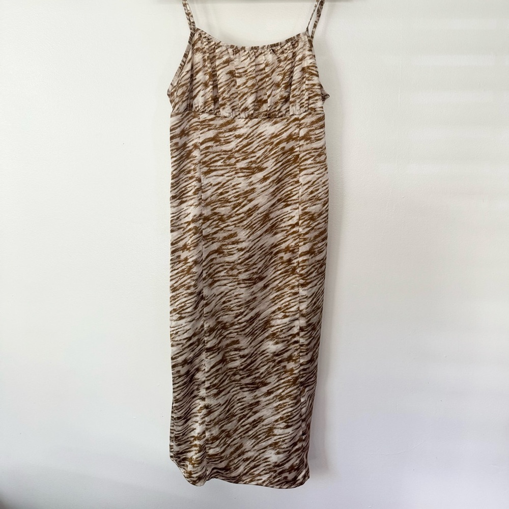 Forever 21 Silk Slip Midi Dress